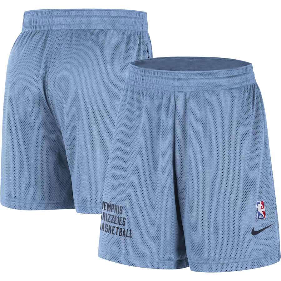2024 Men NBA Memphis Grizzlies blue shorts->memphis grizzlies->NBA Jersey